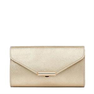 LK Bennett Lucy Soft Gold Clutch